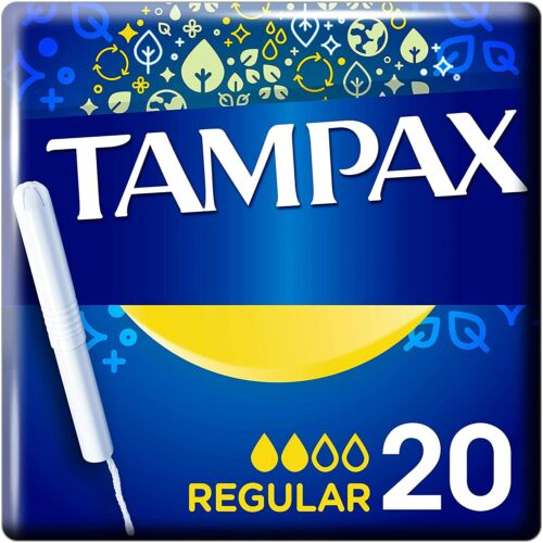 Buy Tampax Regular Tampons With Cardboard Applicator 20 Pack - Premium Quality Toiletries Online - Product Image Buy Tampax Regular Tampons With Cardboard Applicator 20 Pack - Premium Quality Toiletries Online - Product Image